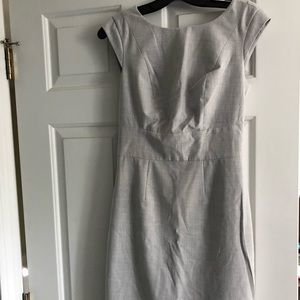 The Limited light gray fitted career dress - like new!